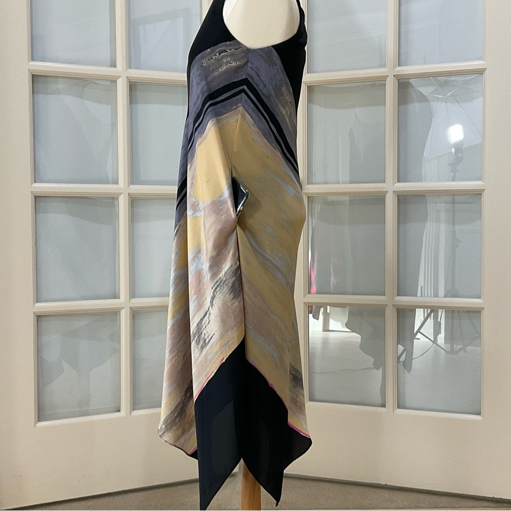 Rachel Rachel Roy Escapist Asymmetrical Sleeveless Dress Pockets S - Picture 3 of 15